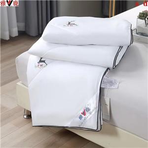 所有季節的羽絨被插入感覺像羽絨溫暖的被子白色