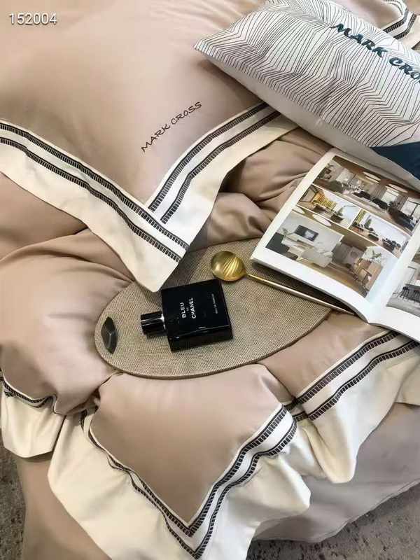 Milled fabric duvet set