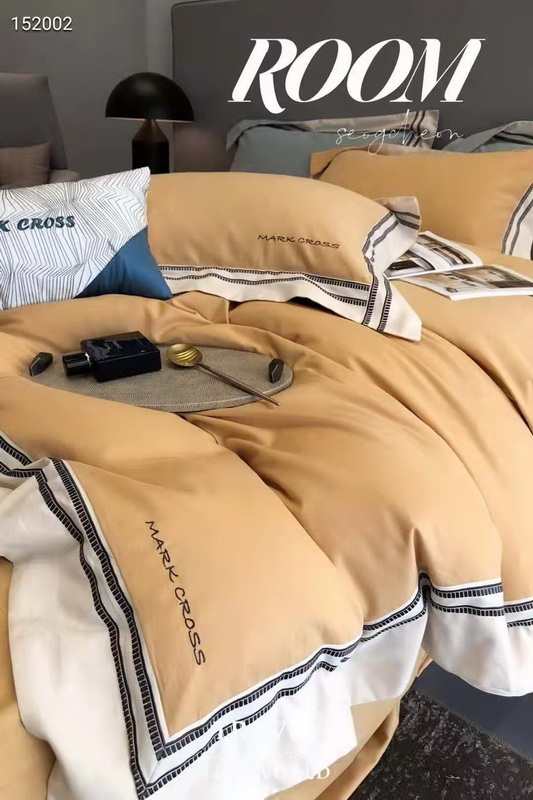 Milled fabric duvet set