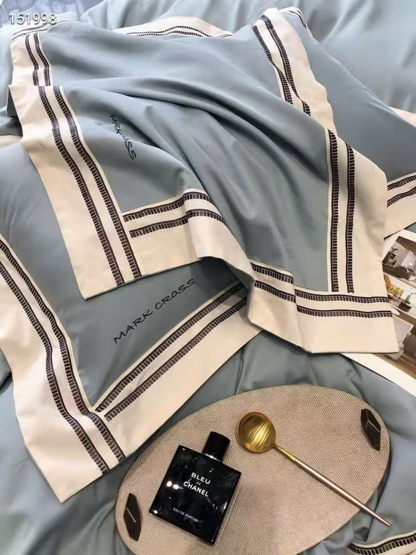 Milled fabric duvet set