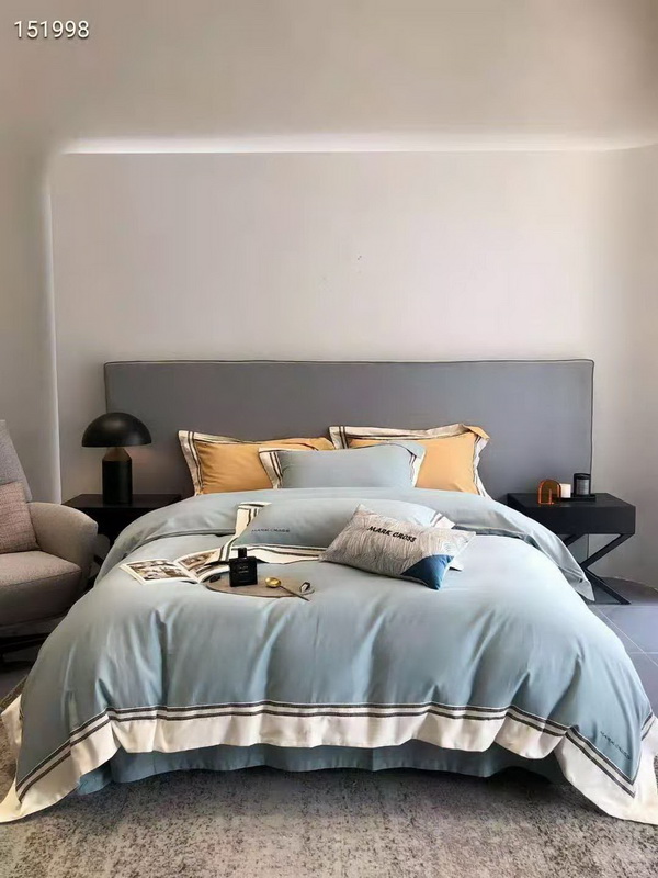 Milled fabric duvet set