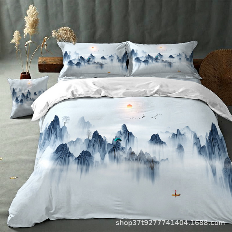 Chinese style duvet set