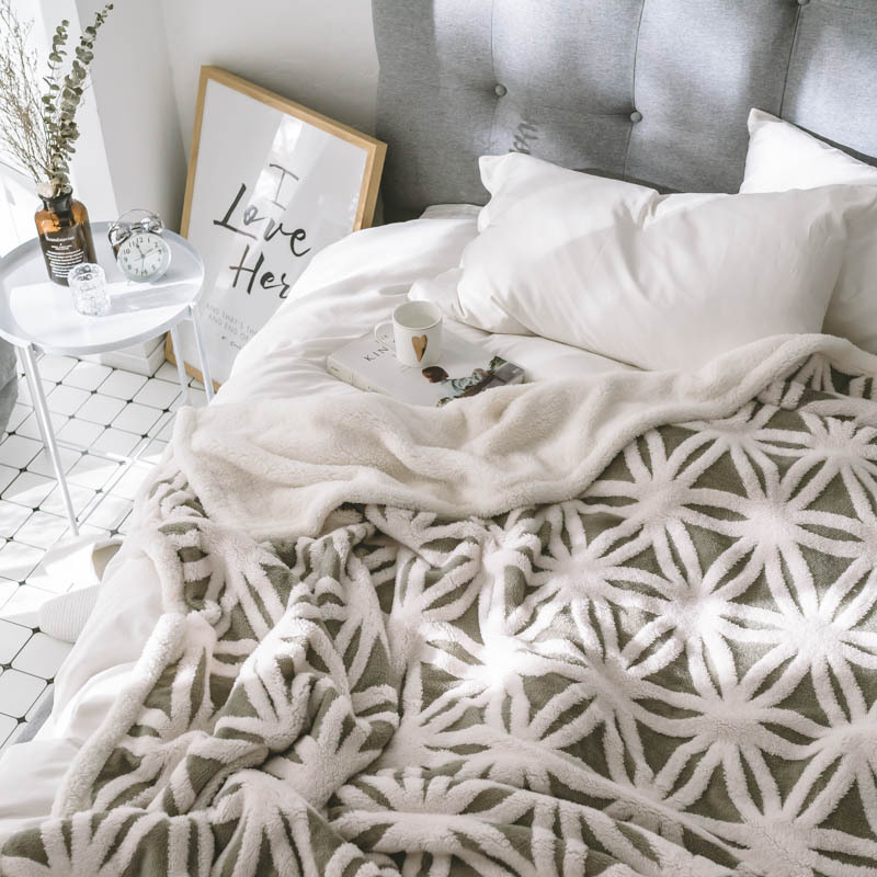 Northern Europe woollen blanket