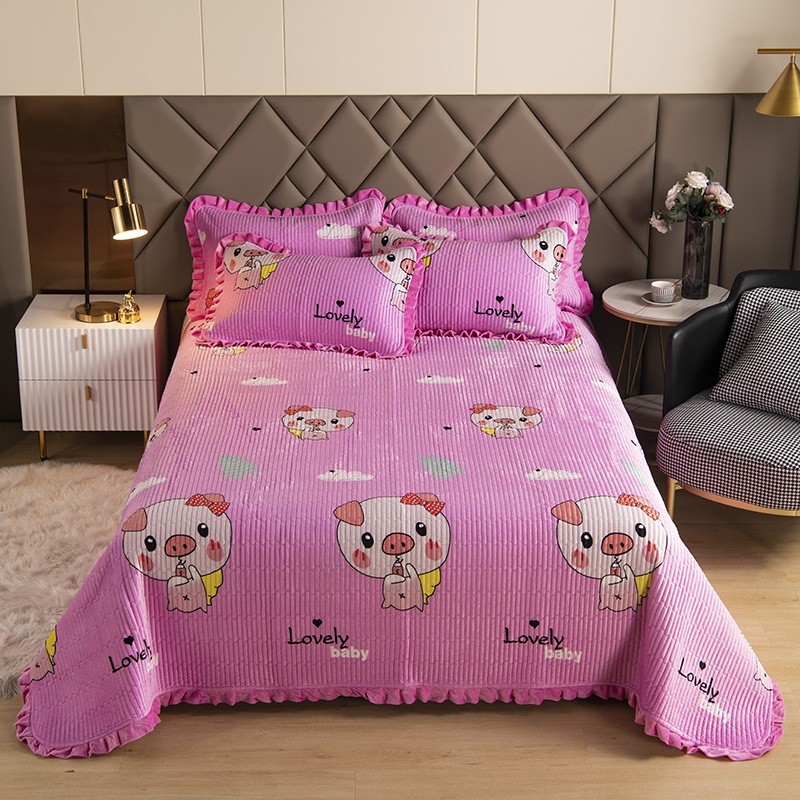 decorative border bed cover