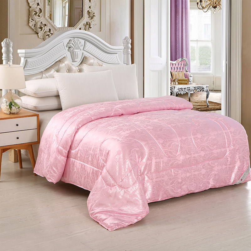 純色仿真絲面料滾花冬被 制造商,純色仿真絲面料滾花冬被 工廠,供應 純色仿真絲面料滾花冬被