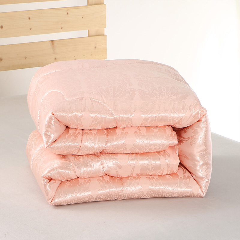 純色仿真絲面料滾花冬被 制造商,純色仿真絲面料滾花冬被 工廠,供應 純色仿真絲面料滾花冬被